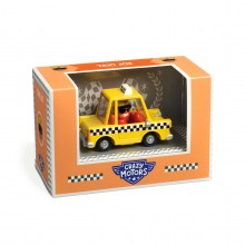 Crazy Motors Αυτοκίνητο Με Φιγούρα Taxi Joe
