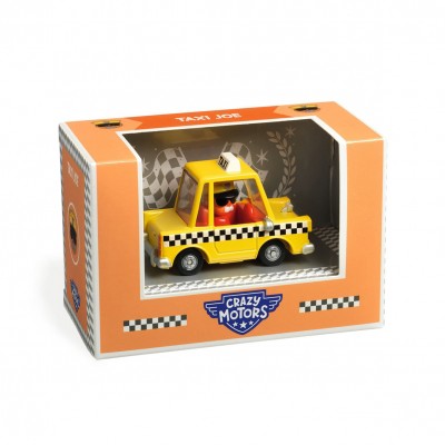 Crazy Motors Αυτοκίνητο Με Φιγούρα Taxi Joe