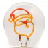 Legami Christmas Lightbulb - Shaped Table Lamp - Santa Claus