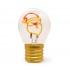 Legami Christmas Lightbulb - Shaped Table Lamp - Santa Claus