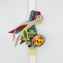 Λαμπάδα Φιγούρα Ιππότης Skull