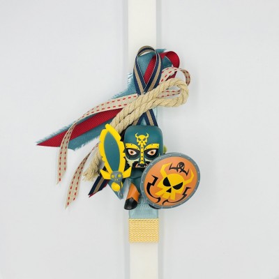 Λαμπάδα Φιγούρα Ιππότης Skull