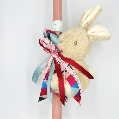 Λαμπάδα Λούτρινο Λαγουδάκι