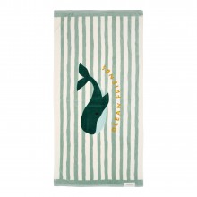Παιδική Πετσέτα Θαλάσσης Seashells And Stripes Surf Blue