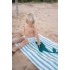 Παιδική Πετσέτα Θαλάσσης Seashells And Stripes Surf Blue