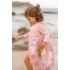 Ολόσωμο Μακρυμάνικο Μαγιό Sunny Flowers Blush Νο74/80