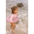 Ολόσωμο Μακρυμάνικο Μαγιό Sunny Flowers Blush Νο74/80