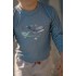 Μπλουζάκι Μακρυμάνικο Με Προστασία UV Ocean Blue Νο86/92