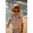 Ολόσωμο Κοντομάνικο Μαγιό Sunny Flowers Multi-Colour Νο74/80