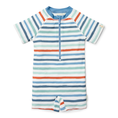 Ολόσωμο Κοντομάνικο Μαγιό Stripes Multi-Colour Νο86/92