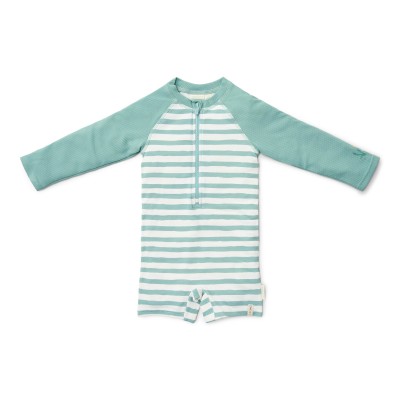 Ολόσωμο Μακρυμάνικο Μαγιό Stripes Surf Mint Νο98/104