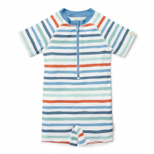 Ολόσωμο Κοντομάνικο Μαγιό Stripes Multi-Colour Νο74/80