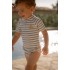 Μπλουζάκι Κοντομάνικο Με Προστασία UV Stripes Surf Mint Νο98/104