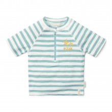 Μπλουζάκι Κοντομάνικο Με Προστασία UV Stripes Surf Mint Νο74/80