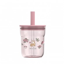 Παιδικό Ποτήρι Με Καλαμάκι Fairy Garden 250ml