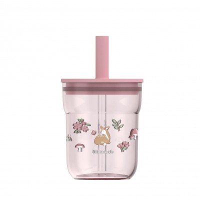 Παιδικό Ποτήρι Με Καλαμάκι Fairy Garden 250ml