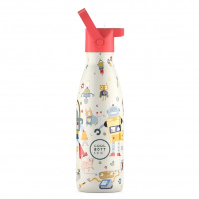 Cool Bottles Kids Ανοξείδωτο Θερμός Messy Robots 350ml