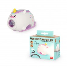 Front Bicycle Light With Bell - Unicorn