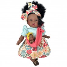 Κούκλα Addis With Curly Hair 45εκ.