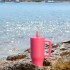 Ποτήρι Θερμός EcoLife Tumbler 2Handles Lid - Neon Magenta 900ml