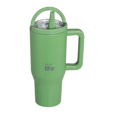 Ποτήρι Θερμός EcoLife Tumbler 2Handles Lid - Green Tea 900ml