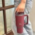 Ποτήρι Θερμός EcoLife Tumbler 2Handles Lid - Cranberry 900ml