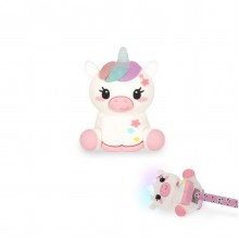 Light-up Pencil Sharpener With Container Unicorn