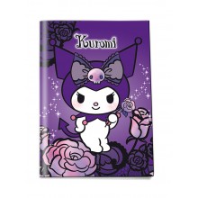 Τετράδιο Καρφίτσα Kuromi - Purple Laces