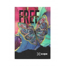 Τετράδιο Καρφίτσα Xscape Butterfly