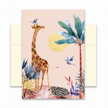 Ευχετήρια Κάρτα Happy Birthday Giraffe