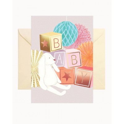 Ευχετήρια Κάρτα Baby Cubes