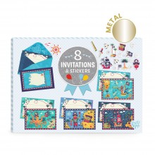 Προσκλητήρια - Ευχετήριες Κάρτες "Πειρατές" 8τεμ.