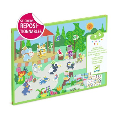 Δημιουργώ Με Αυτοκόλλητα Εικόνες Μουσική Γιορτή