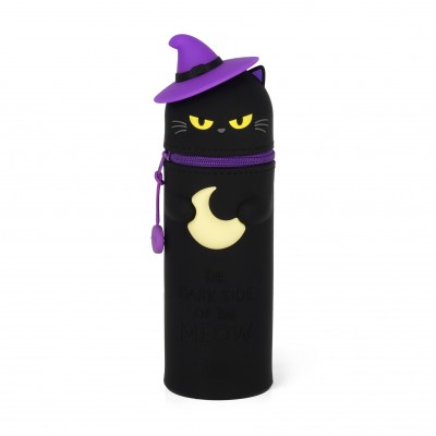 Soft Silicone Pencil Case - Kitty Witch