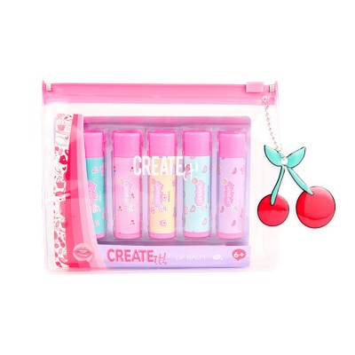 Zipper Case Lip Balm Set