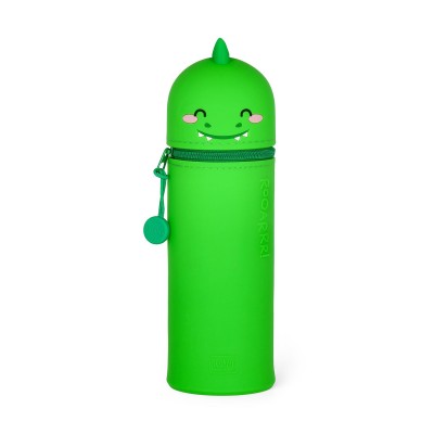 Soft Silicone Pencil Case 2in1 - Dino