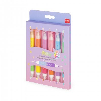 Highlighters Set of 6 Dual-Tip Markers