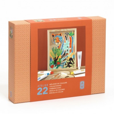 Atelier 22 - Σετ Ζωγραφικής Με Πινέλο "Τίγρης"