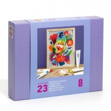 Atelier 23 - Σετ Ζωγραφικής Με Πινέλο "Λουλούδια" Atelier 23 - Σετ Ζωγραφικής Με Πινέλο "Λουλούδια"