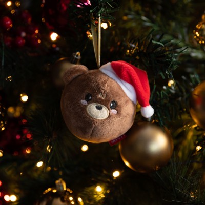 Legami Christmas Plush Decoration - Oh-Oh-Ohrnaments - Teddy Bear