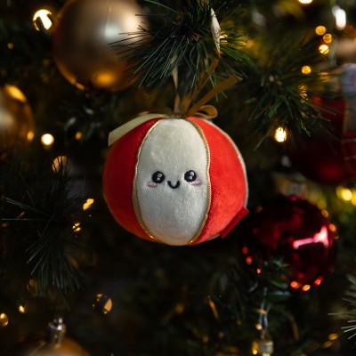 Legami Christmas Plush Decoration - Oh-Oh-Ohrnaments - Ball