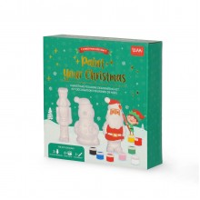 Legami Christmas Figurine Decorating Kit - Paint Your Christmas Legami Christmas Figurine Decorating Kit - Paint Your Christmas