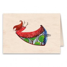 Ξύλινη Ευχετήρια Κάρτα Miracles