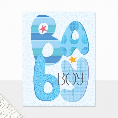 Ευχετήρια Κάρτα Γέννησης Baby Boy