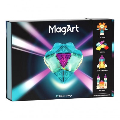 MagArt Μαγνητικές Κατασκευές 108τεμ.