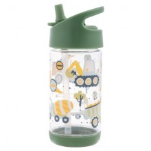 Παγούρι Με Καλαμάκι Construction 350ml