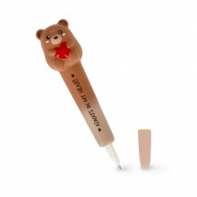 Legami Valentine - Always In My Heart Teddy Bear Squishy Gel Pen - Squeezies