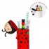 Soft Silicone Pencil Case 2in1 - Ladybug Soft Silicone Pencil Case 2in1 - Ladybug