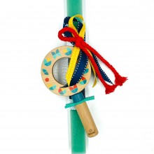 Λαμπάδα Ξύλινος Μεγεθυντικός Φακός