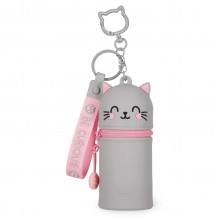 Coin Purse with Key Ring - Kitty